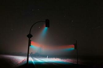 A Long Exposure Of Traffic Light Interestingasfuck