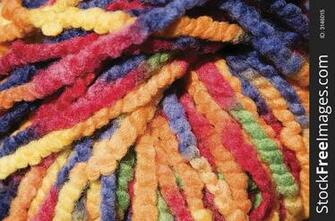 Colorful Yarn Background Stock Image Photos