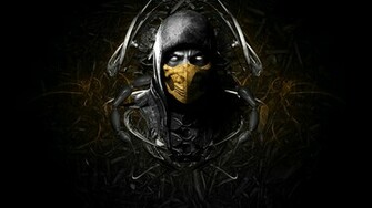 Wallpaper Mortal Kombat X Scorpion Ninja Games