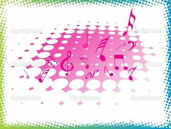 Pink Music Notes Wallpaper HD In Imageci