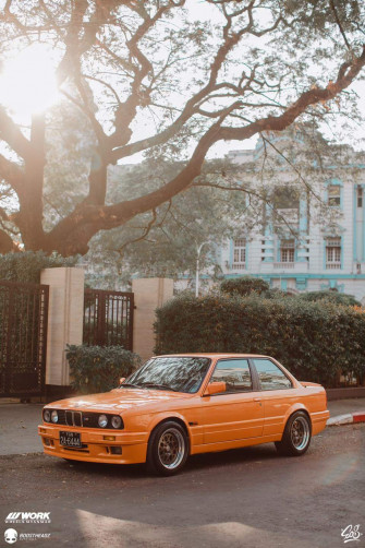 An Orange Bmw M3 E30 Credits To Edge Of Stance R Carporn