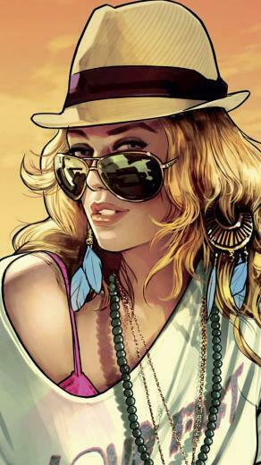 Gta Illustration Wallpaper iPhone