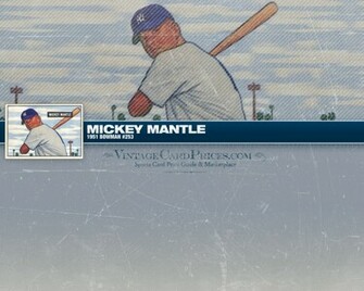 Mickey Mantle Wallpaper S Vintagecardprices Forums