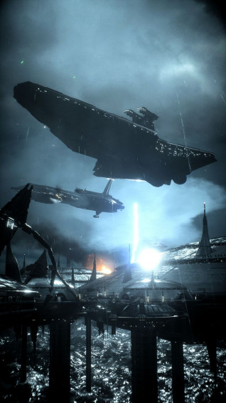 Scenery Of Kamino Cloning Facility Starwars Star Wars