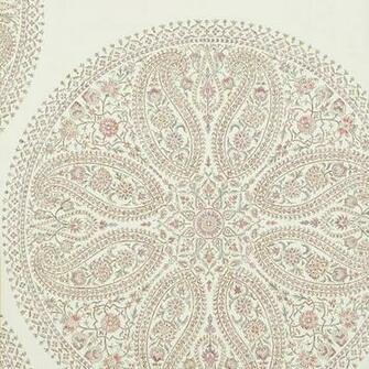 Yellow Paisley Wallpaper Circles