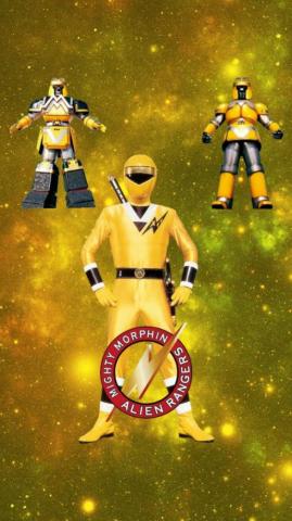 Yellow Alien Ranger Wallpaper By Edgestudent21