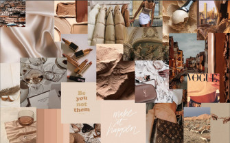 Beige Aesthetic Desktop Wallpaper