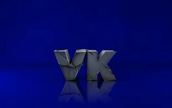 V K Standing Letters HD Wallpaper