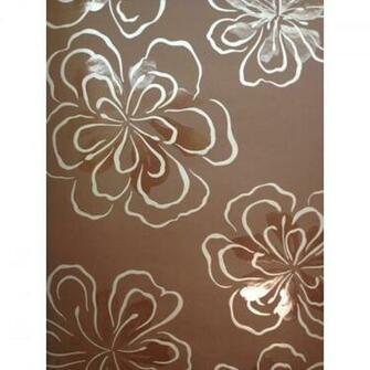 Bloom Mocha Wallpaper By Ena Shaw