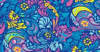 Paisley Design Background Wallpaper Blue Background