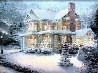 Christmas Wallpaper Thomas Kinkade