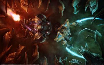 Video Games Attack Starcraft Ii Terrans