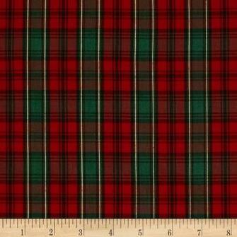 Imperial Tartan Golden Anniversary Plaid Red Green Discount Designer