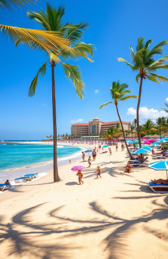 Beach Resort Wallpaper