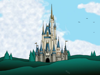 Disney Castle Background