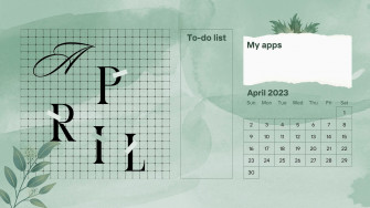 Custom Desktop Organizer Wallpaper Templates