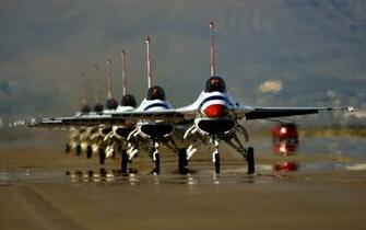 Hq F Fighting Falcons U S Air Force Thunderbirds