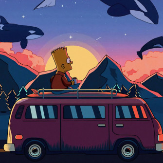 Bart Simpson Aesthetic Wallpaper