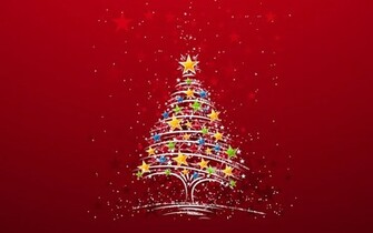 Red Christmas Tree