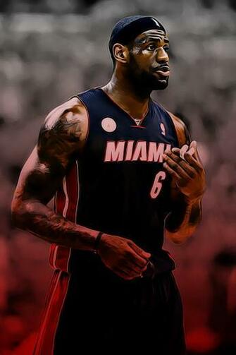 Lebron James Drawing Wallpaper iPhone