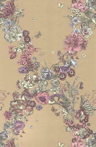 Wallpaper Contemporary Per Roll Fiori