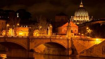 Vatican City Night Lights HD Wallpaper Wallpaperfx