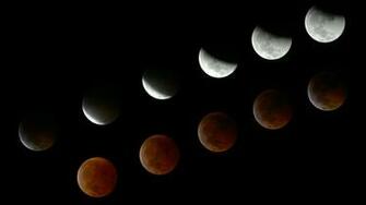 Phases Of The Moon HD Wallpaper