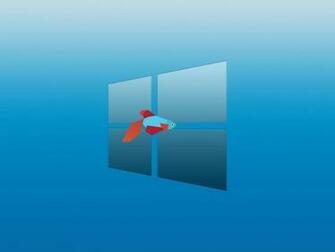 Windows Fish Logo Widescreen Background