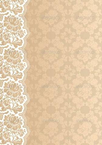 Flower Background With Lace Graphicriver