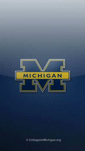 Thumbs Michigan Wolverines iPhone Wallpaper