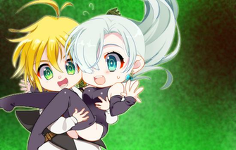 Nanatsu No Taizai Meliodas X Elizabeth By Lunasaki10 On