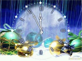 Friends Christmas Clock Screensaver