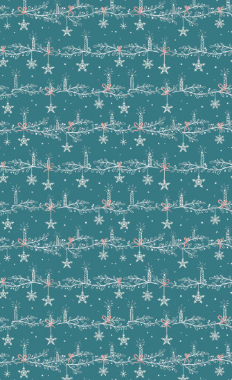 Christmas Aesthetic Wallpaper Cute Ornaments Idea