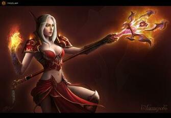 Blood Elf Mage By Tamplierpainter