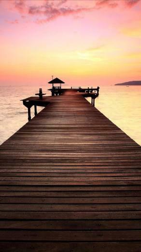 Beach Romantic Sunset Wallpaper For Your iPhone Xs From Everpix