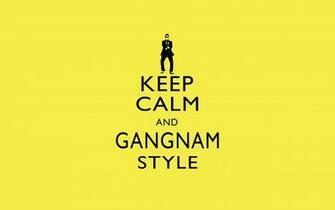 Keep Calm Gangnam Style Quotes Wallpaper