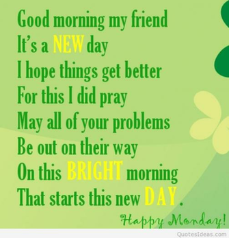 Happy Monday HD Quotes Wallpaper