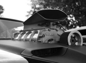 Beautiful Picture The Supercharger Is Made By Weiand Pronounced