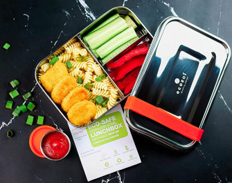 Amazon Ecozoi Stainless Steel Lunch Box Compartment Eco