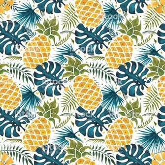Pineapple Background Watercolor Seamless Png Image Pngio