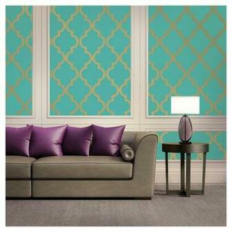 Devine Color Cable Stitch Wallpaper Pond