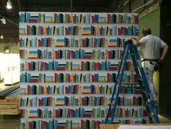 Bookshelf Wallpaper