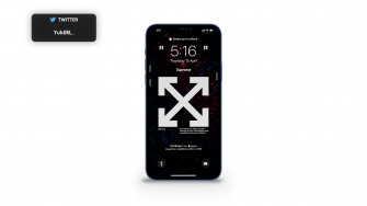 Wallpaper Off White X Supreme iPhone Pro Max R Iossetups