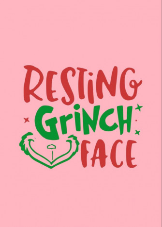 Grinch Icon Funny Christmas Wallpaper iPhone