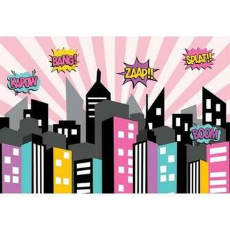 Super Hero Scene Photgraphy Backdrops Baby Photography Background