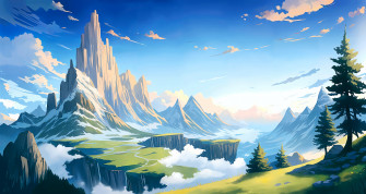 Anime Landscape 4k Ultra HD Wallpaper