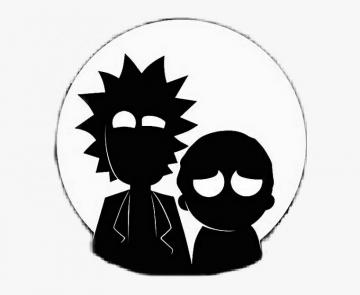 Toedit Cute Rick Morty Rickandmorty Wallpaper Black And