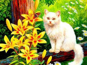 Spring Cat Wallpaper Cats