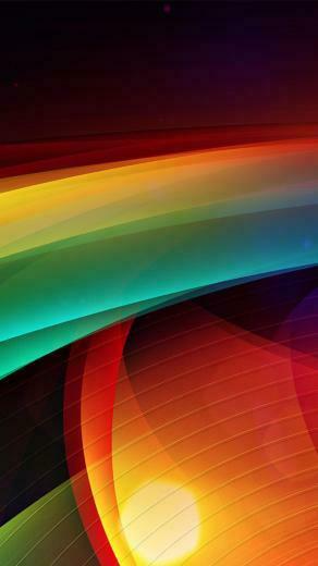 Bright Neon Light Shapes Wallpaper iPhone