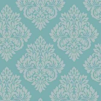Wallpaper Decorline Sparkle Damask Teal